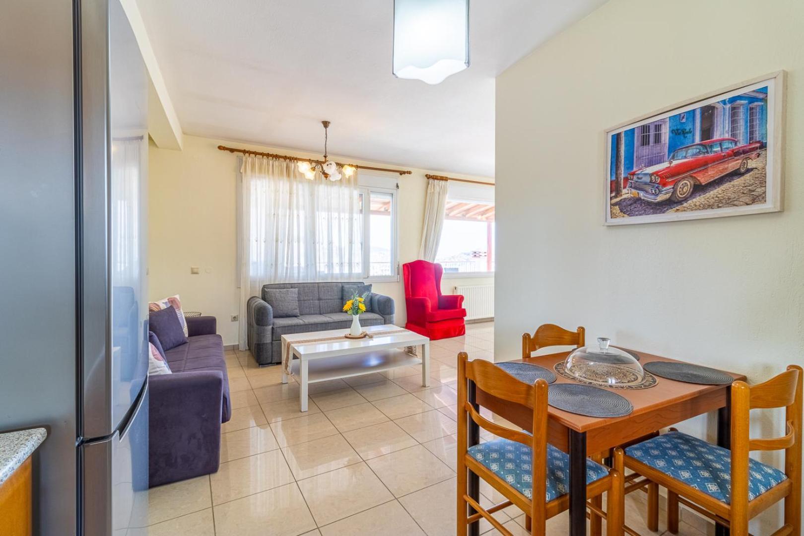 Finas Penthouse,Private Terrace,Great View,Mins From Sea Apartman Kavála Kültér fotó
